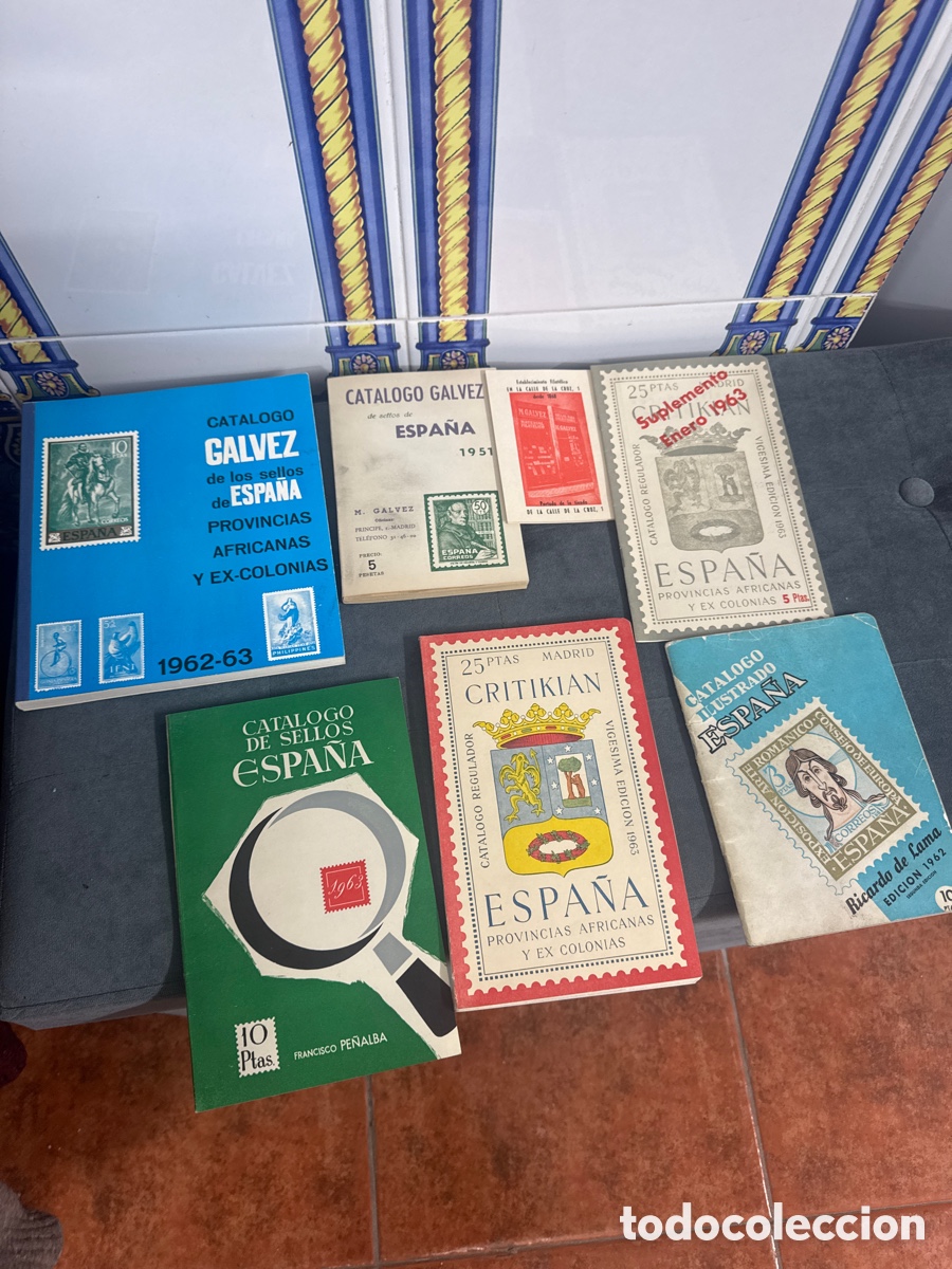 Sellos: Lote De, cat&aacute;logos de sellos - Foto 1