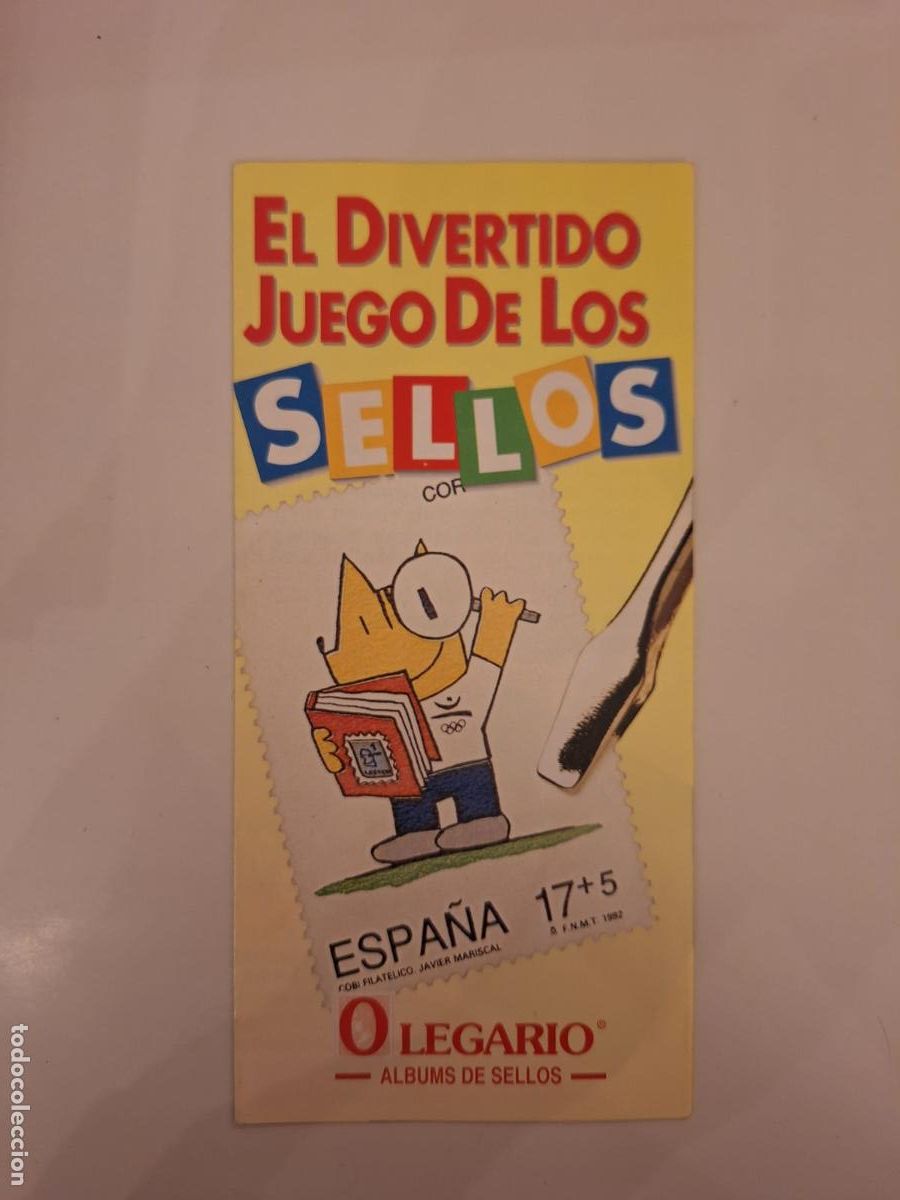 Sellos: Folleto El divertido juego de los sellos Olegario
