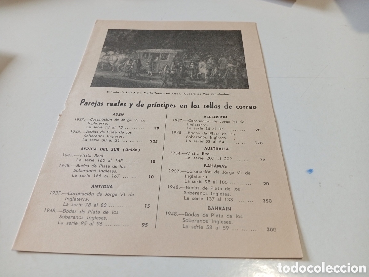 Sellos: Cat&aacute;logo parejas reales y de pr&iacute;ncipes en los sellos de Correo