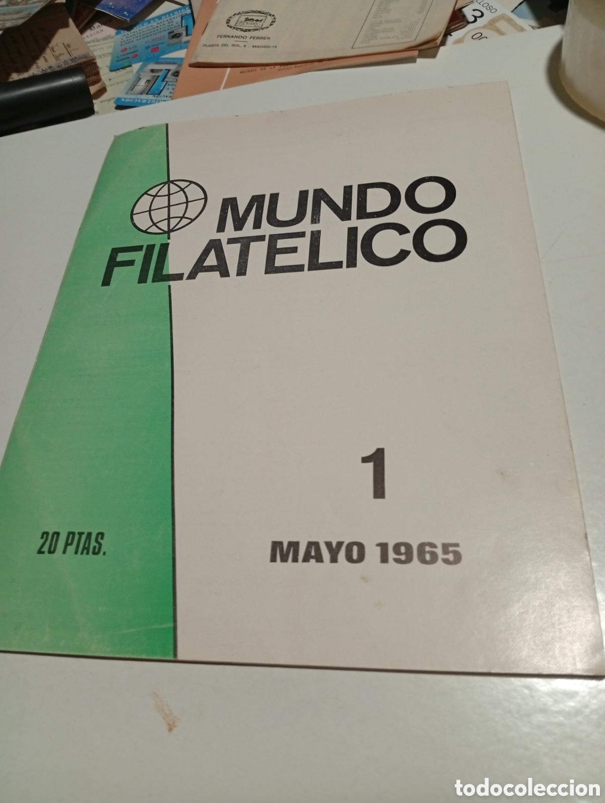 Sellos: Revista mundo filat&eacute;lico 1965