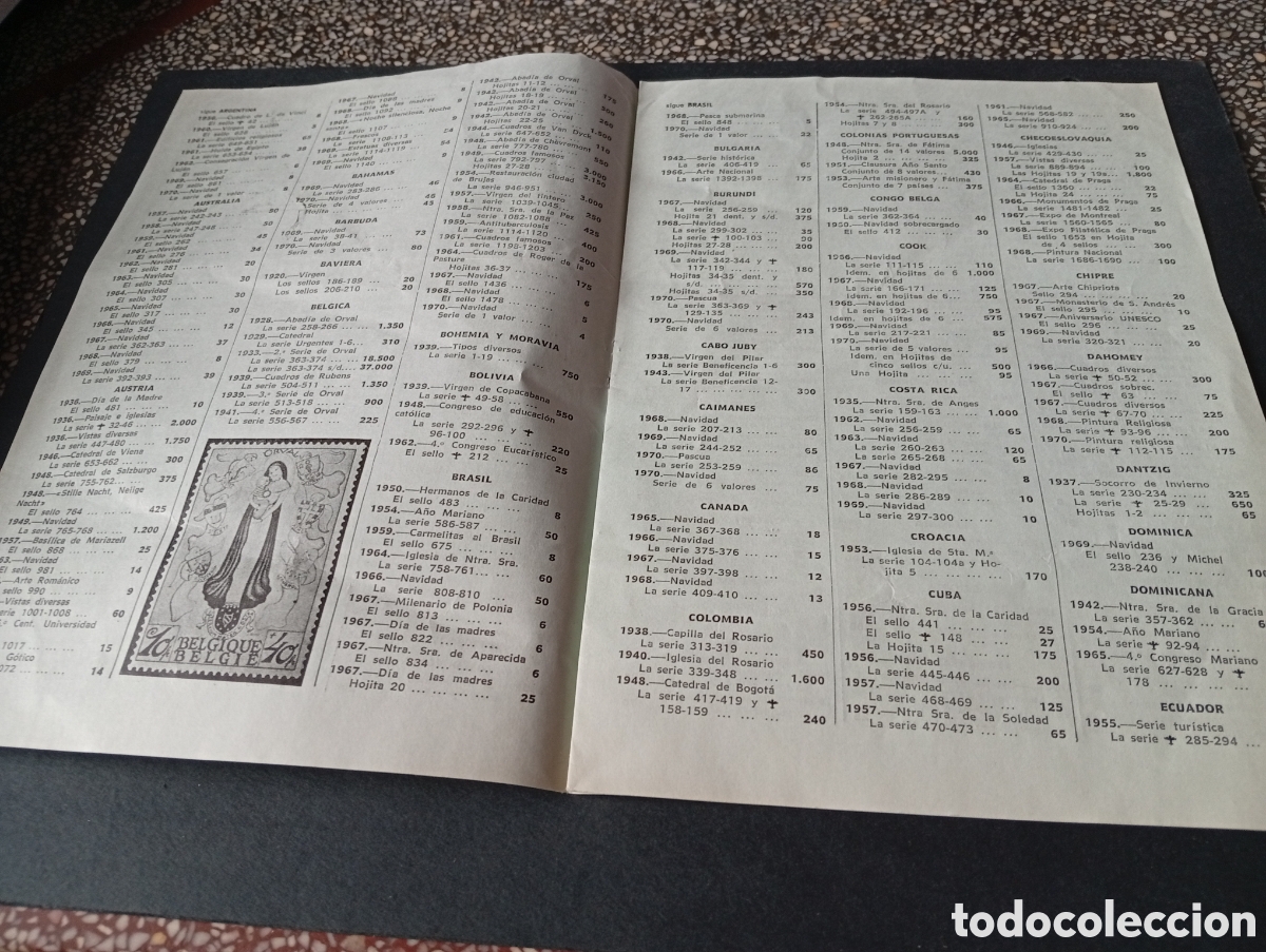 Sellos: Cat&aacute;logo tema Mariano universal 1971 - Foto 2