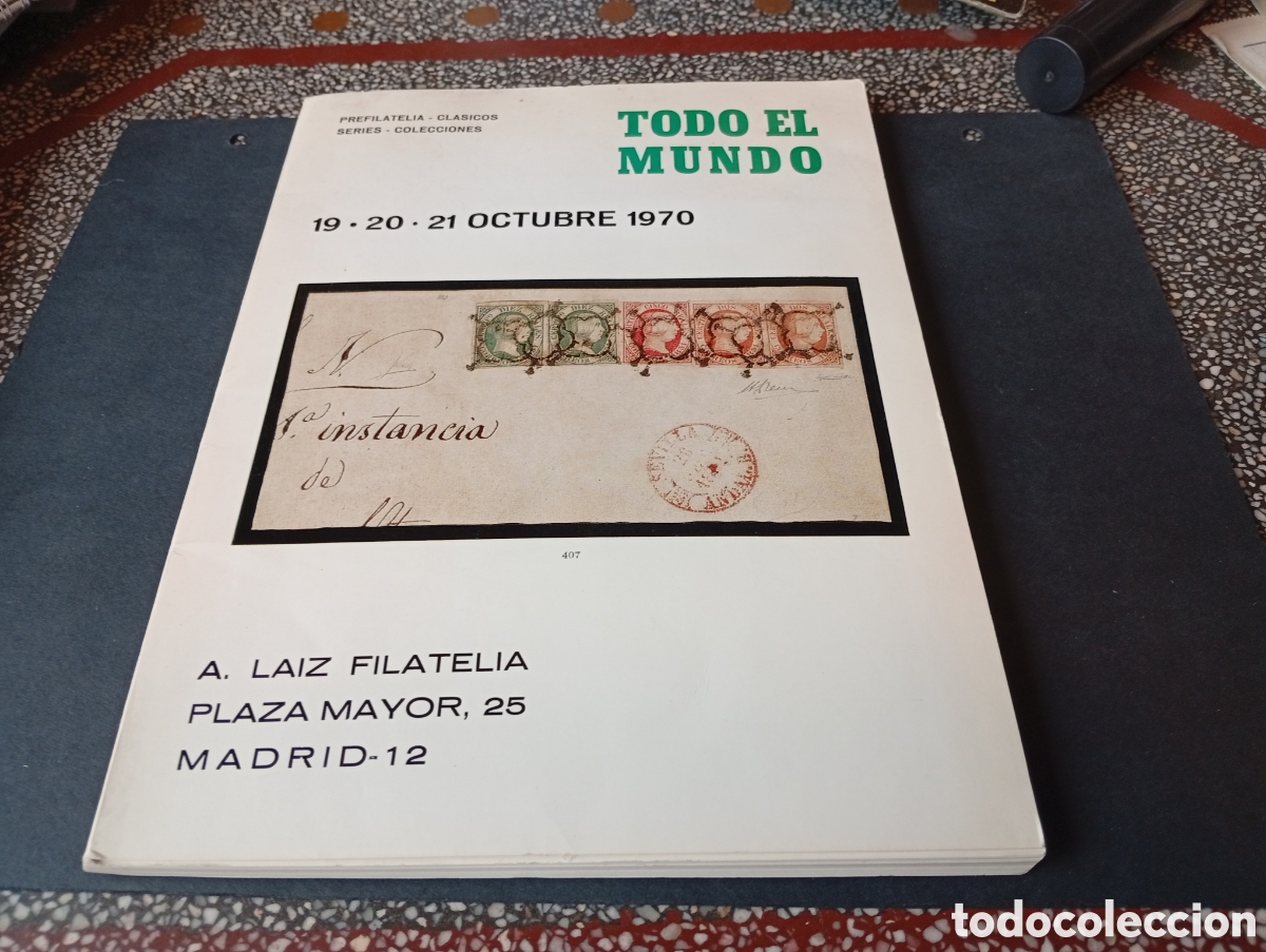 Sellos: Cat&aacute;logo sellos A.Laiz Filatelia, Madrid