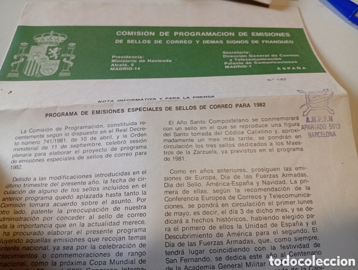 Sellos: Comisi&oacute;n de programaci&oacute;n de Emisiones de sellos de Correo y dem&aacute;s signos de franqueo