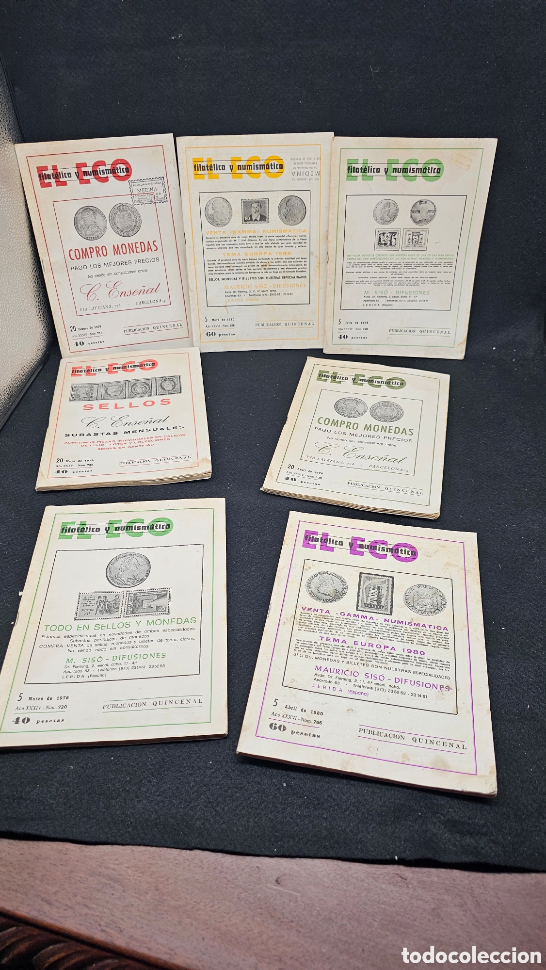 Selos: EL ECO.... ( filatelico y numismatico) 1978 /80