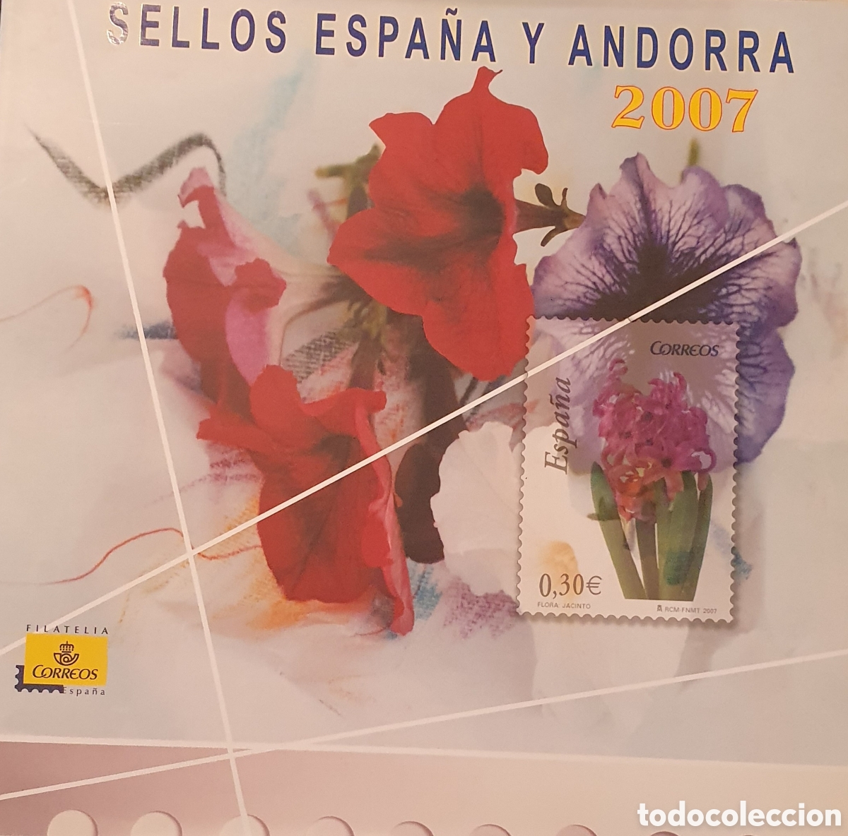 Sellos: Libro de sellos Espa&ntilde;a y Andorra 2007 sin sellos