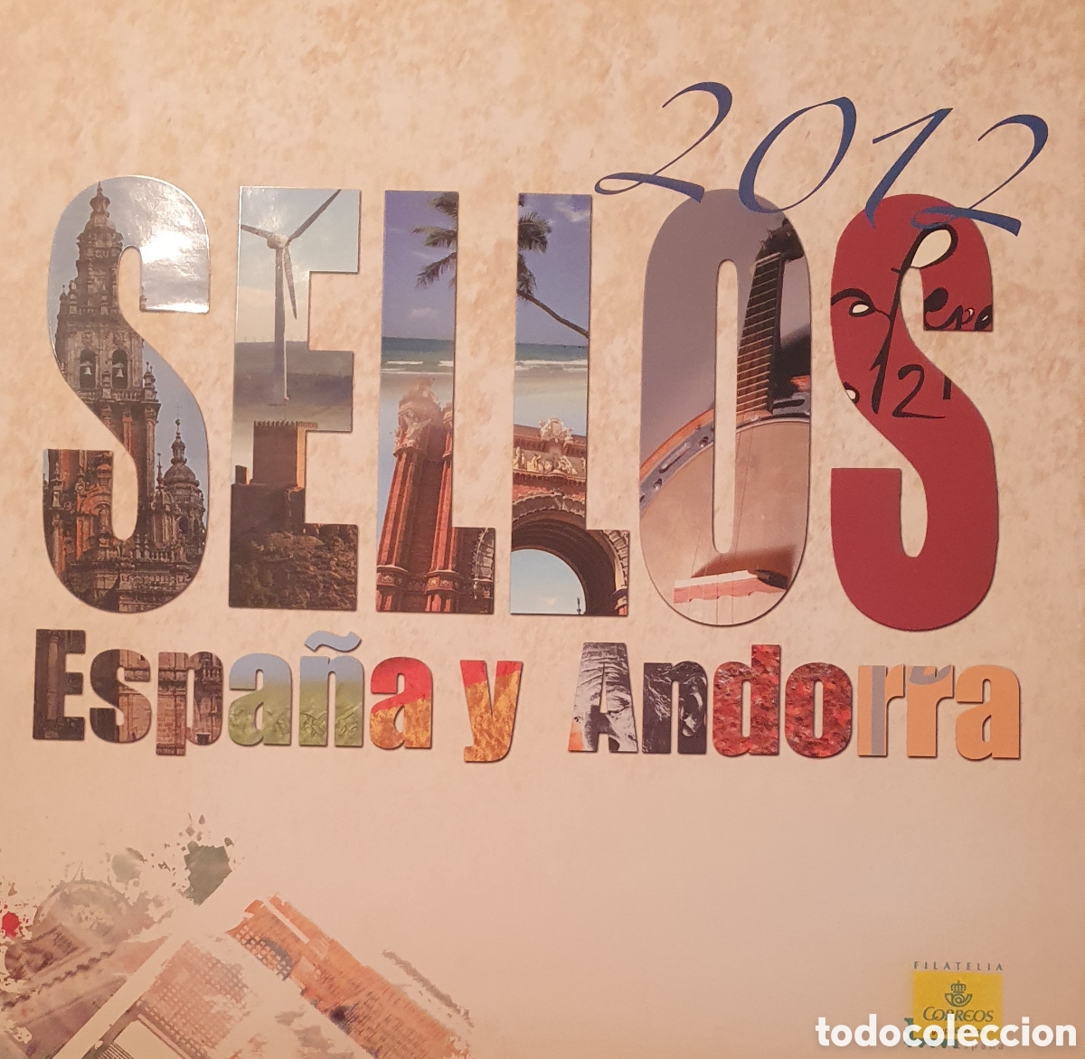 Sellos: Libro de sellos Espa&ntilde;a y Andorra 2012 sin sellos