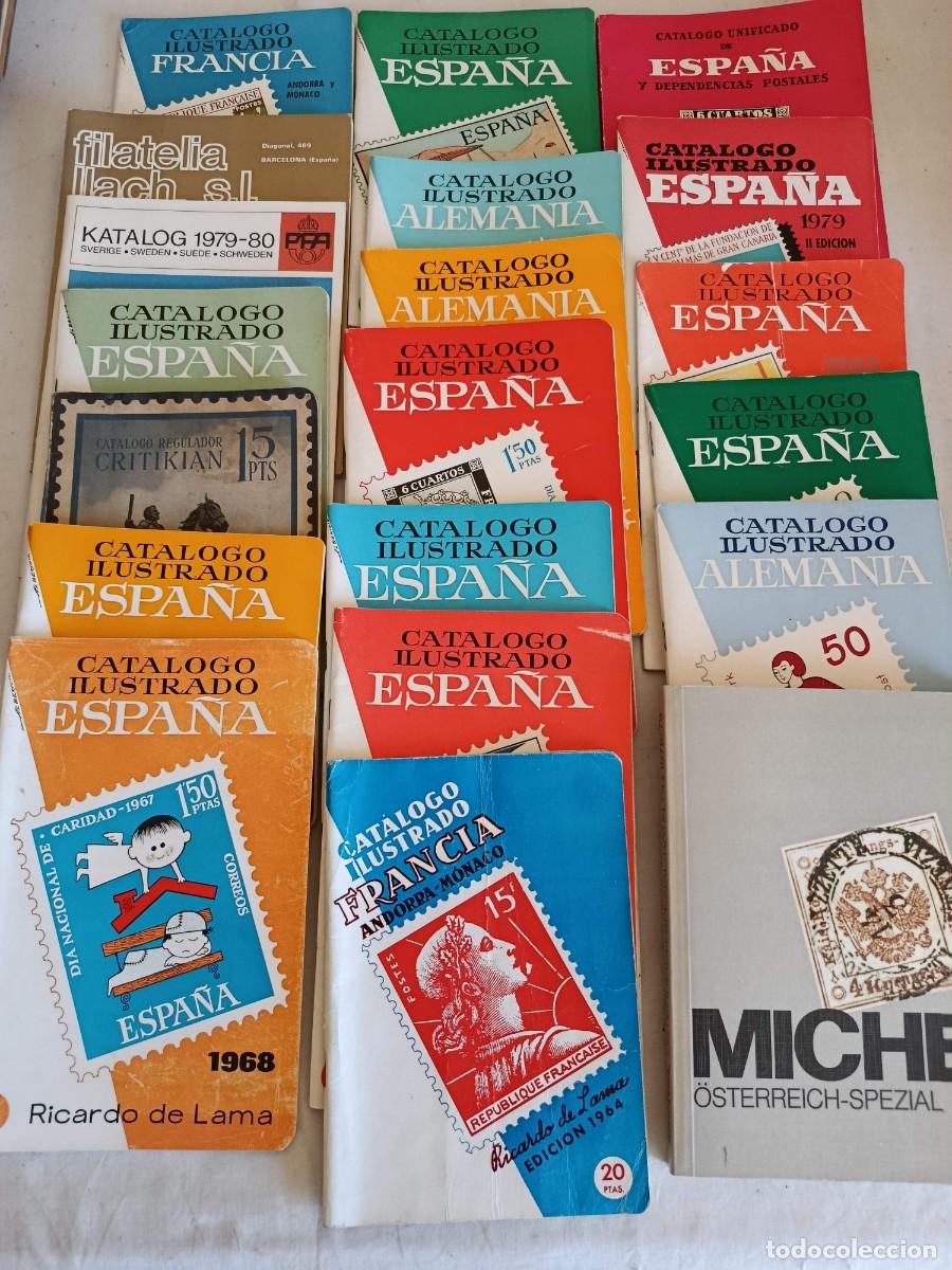 Sellos: Lote 20 libros catalogo sellos