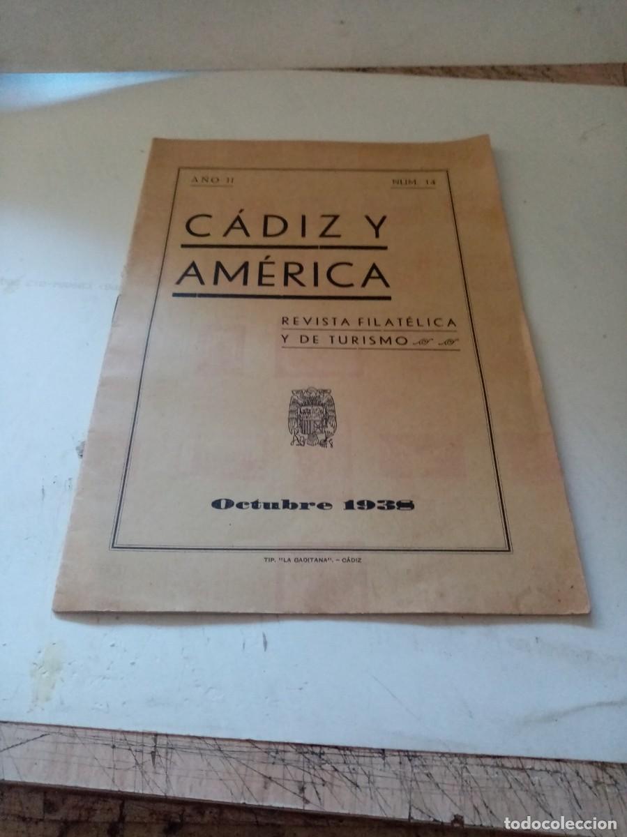 Sellos: cadiz y america revista filatelica y de turismo 1938