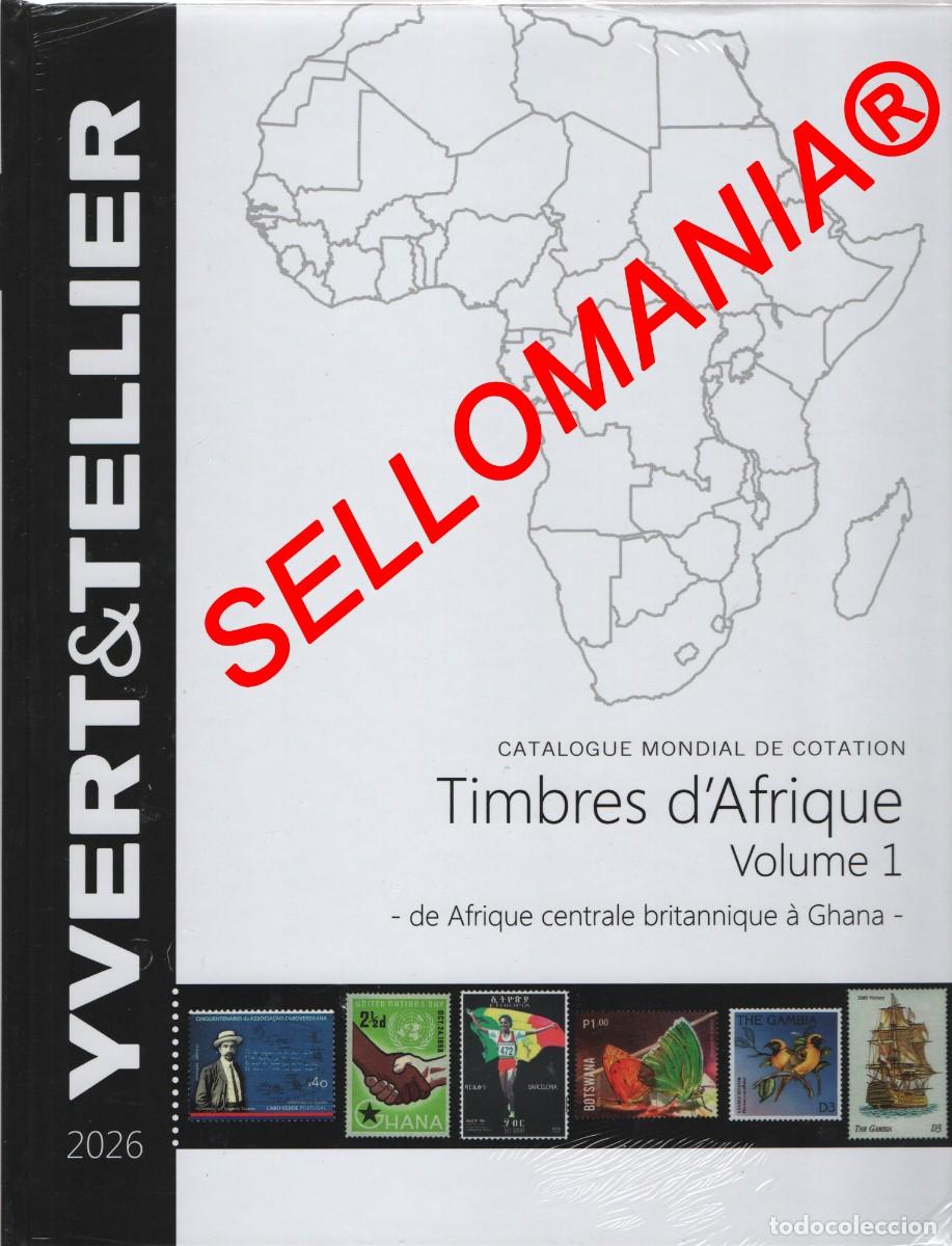 Sellos: CATALOGO SELLOS YVERT & TELLIER TOMO I 2026 AFRICA CONGO EGIPTO TC24353