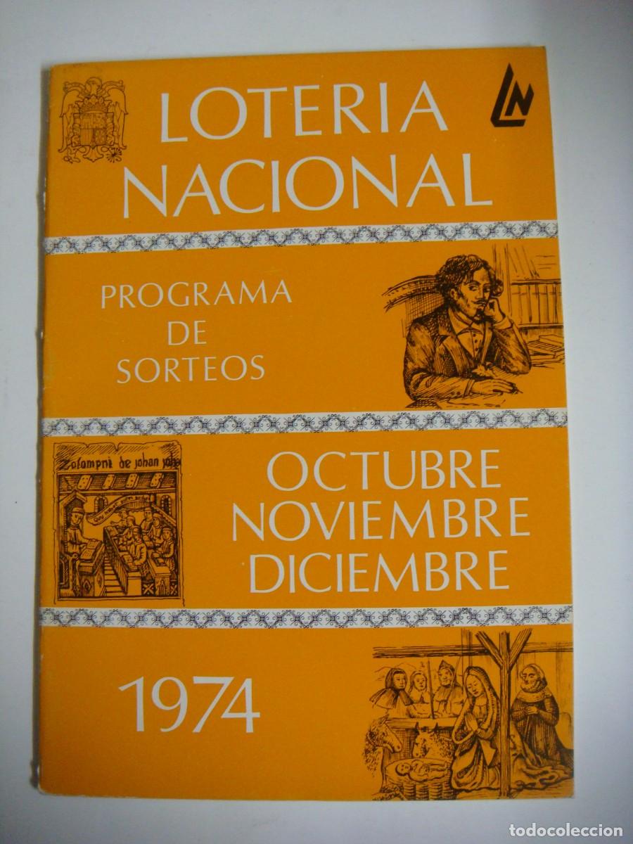 Briefmarken: LIBRILLO DE LOTERIA NACIONAL PROGRAMAS Y SORTEOS 1974-CAJ-B-N&ordm;-159