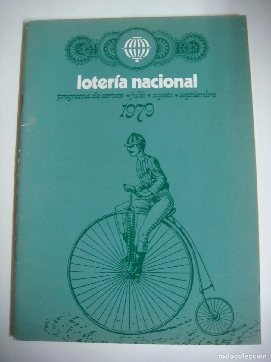 Sellos: LOTERIA NACIONAL PROGRAMA DE SORTEOS-JULIO-AGOSTO Y SEPTIEMBRE-A&Ntilde;O-1979-CAJ-B-N&ordm;-159