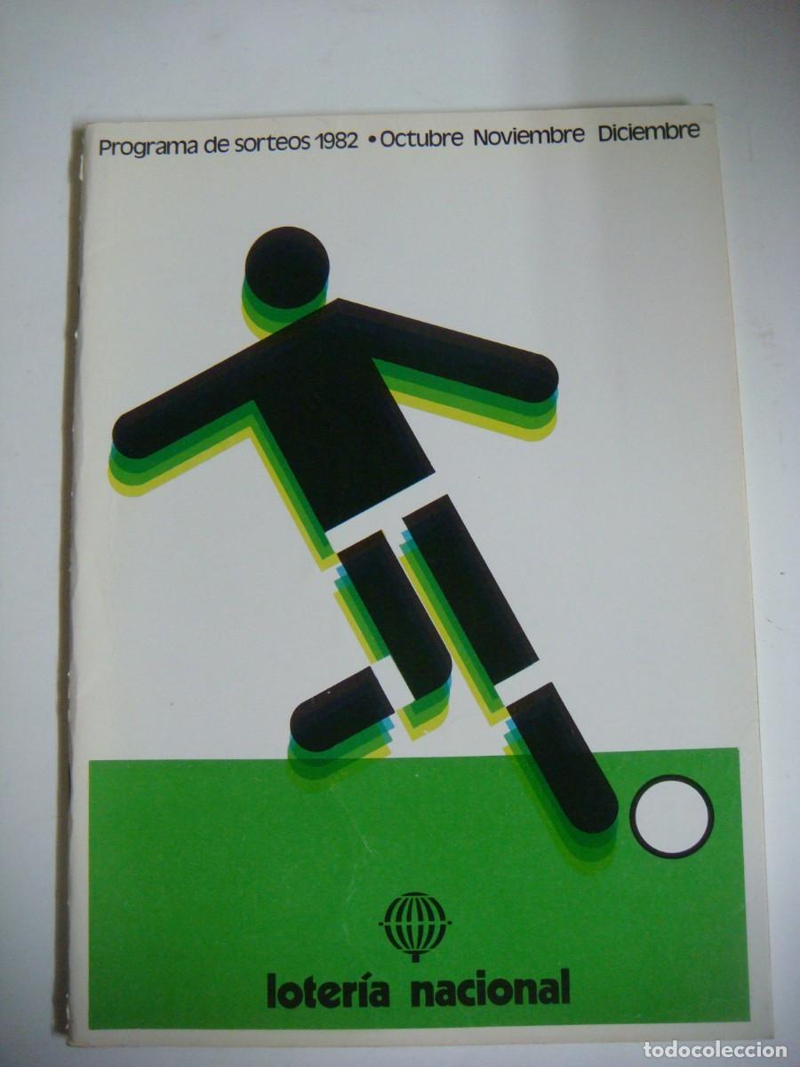 Sellos: LOTERIA NACIONAL PROGRAMA DE SORTEOS-OCTUBRE-NOVIEMBRE Y DICIEMBRE-A&Ntilde;O-1982-CAJ-B-N&ordm;-159