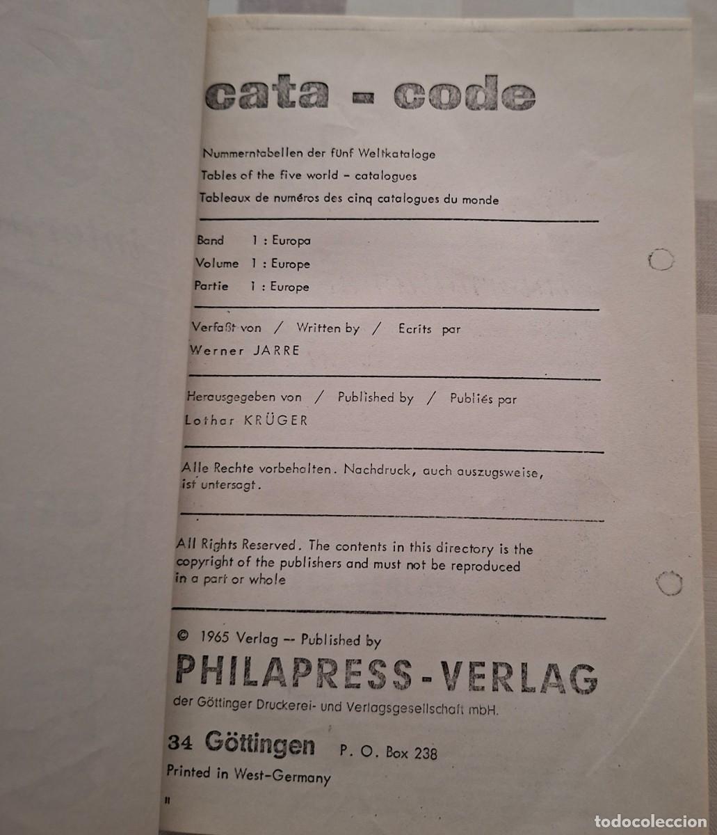 Sellos: CATA CODE INTERNATIONAL SCOTT MICHEL ZUMSTEIN GIBBONS YVERT