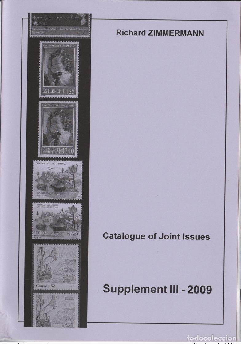 Sellos: Cat&aacute;logo del suplemento de sellos conjuntos 2009 edici&oacute;n conjunta Richard ZIMMERMANN