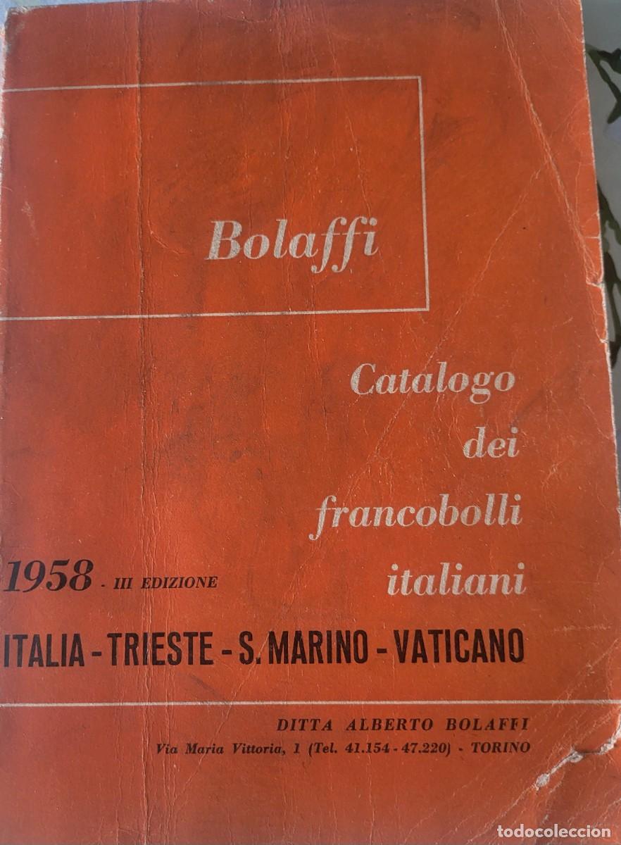 Sellos: Catalogo de sellos Italia, Trieste, S. Marino y Vaticano a&ntilde;o 1958...