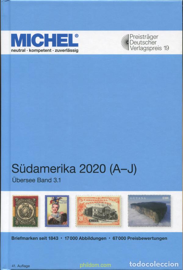 Sellos: CATALOGO MICHEL 2020 SUDAMERICA A-J