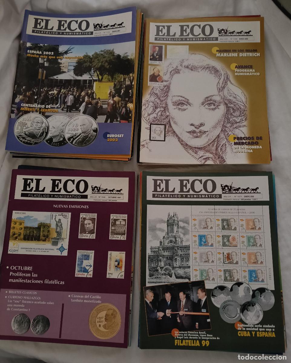 Briefmarken: Lote 33 revistas EL ECO Filat&eacute;lico y Numism&aacute;tico