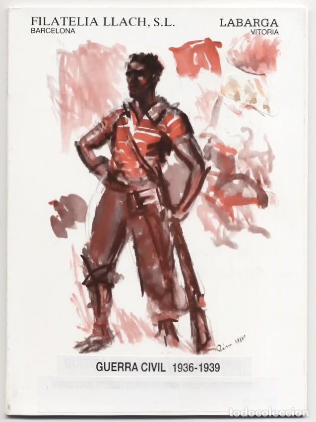 Sellos: GUERRA CIVIL ESPA&Ntilde;OLA VI&Ntilde;ETAS POLITICAS ZONA REPUBLICANA 1936-1939 FILATELIA LLACH 1988