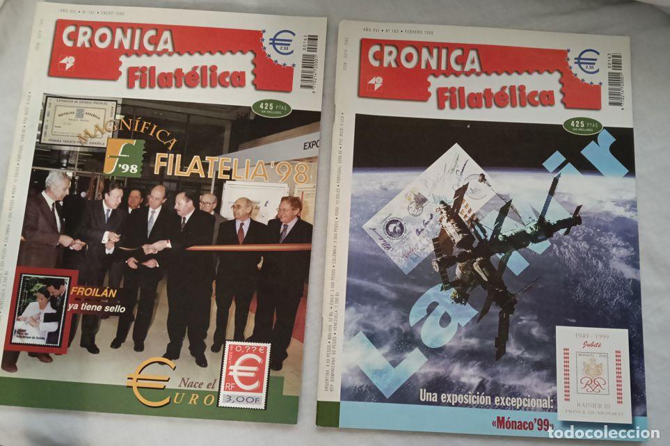 Sellos: Revista Cr&oacute;nica Filat&eacute;lica Lote a&ntilde;o 1999 completo (11 n&uacute;meros: 162 al 172)