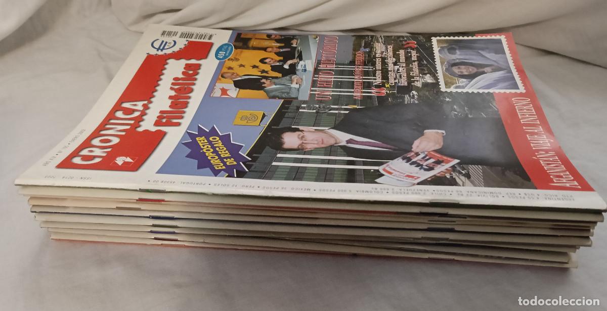 Sellos: Revista Cr&oacute;nica Filat&eacute;lica - Lote A&ntilde;o 2002 Completo (11 N&uacute;meros: 195 al 205)