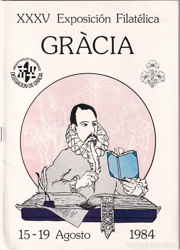 Sellos: XXXV Exposici&oacute;n filat&eacute;lica Gracia 1984 - C&iacute;rculo Filat&eacute;lico y Numism&aacute;tico