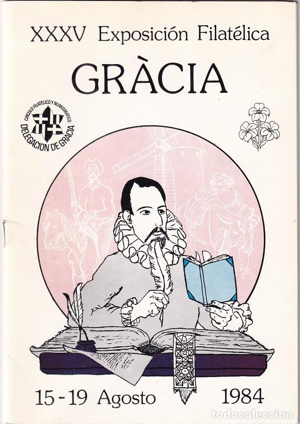 Sellos: XXXV Exposici&oacute;n filat&eacute;lica Gracia 1984 - C&iacute;rculo Filat&eacute;lico y Numism&aacute;tico
