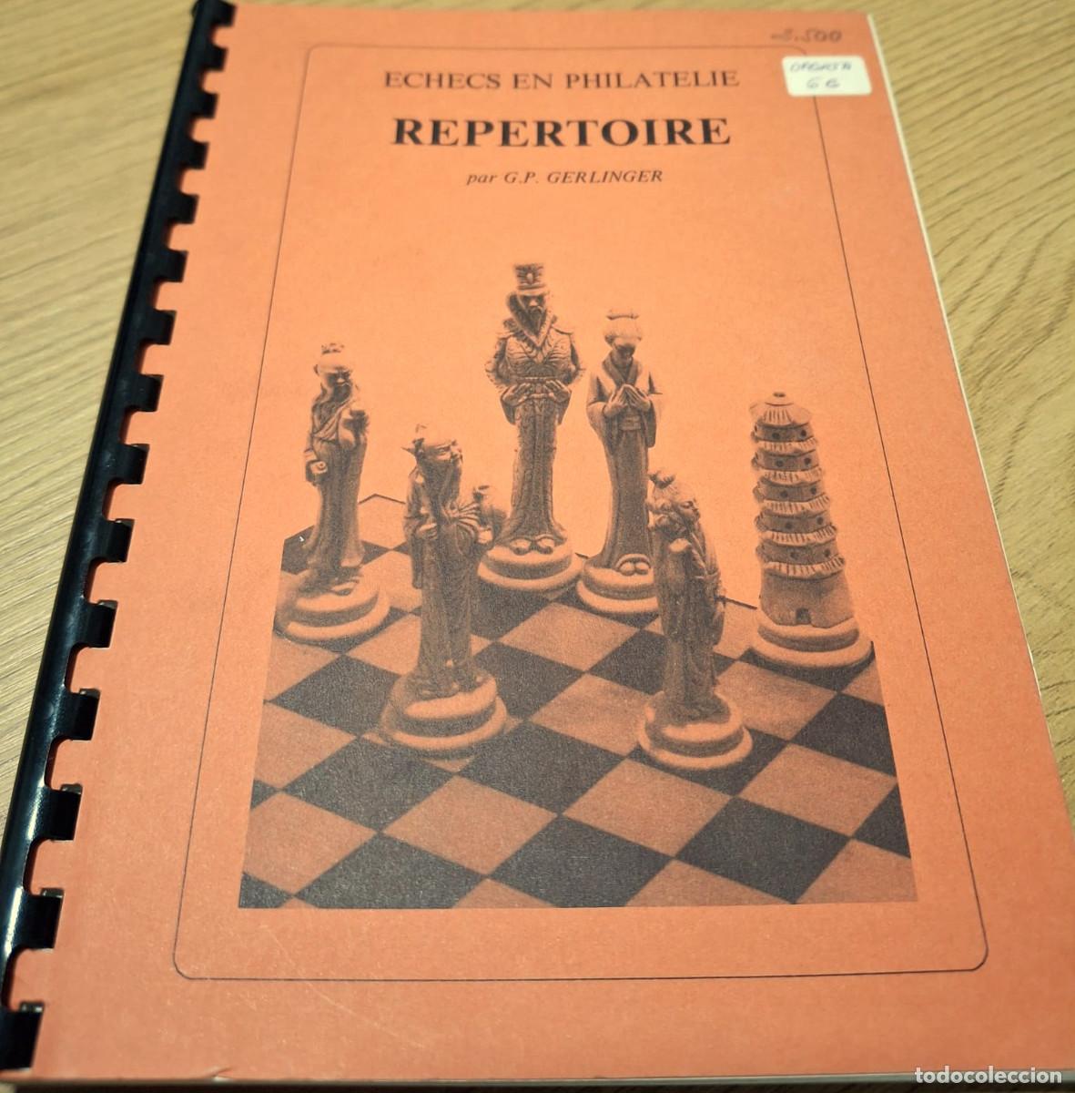 Sellos: Cat&aacute;logo: &rdquo;Repertoire Echecs en Philatelie (Ajedrez en Filatelia)&rdquo;. G.P. Gerlinger./ Nuevo (foto).