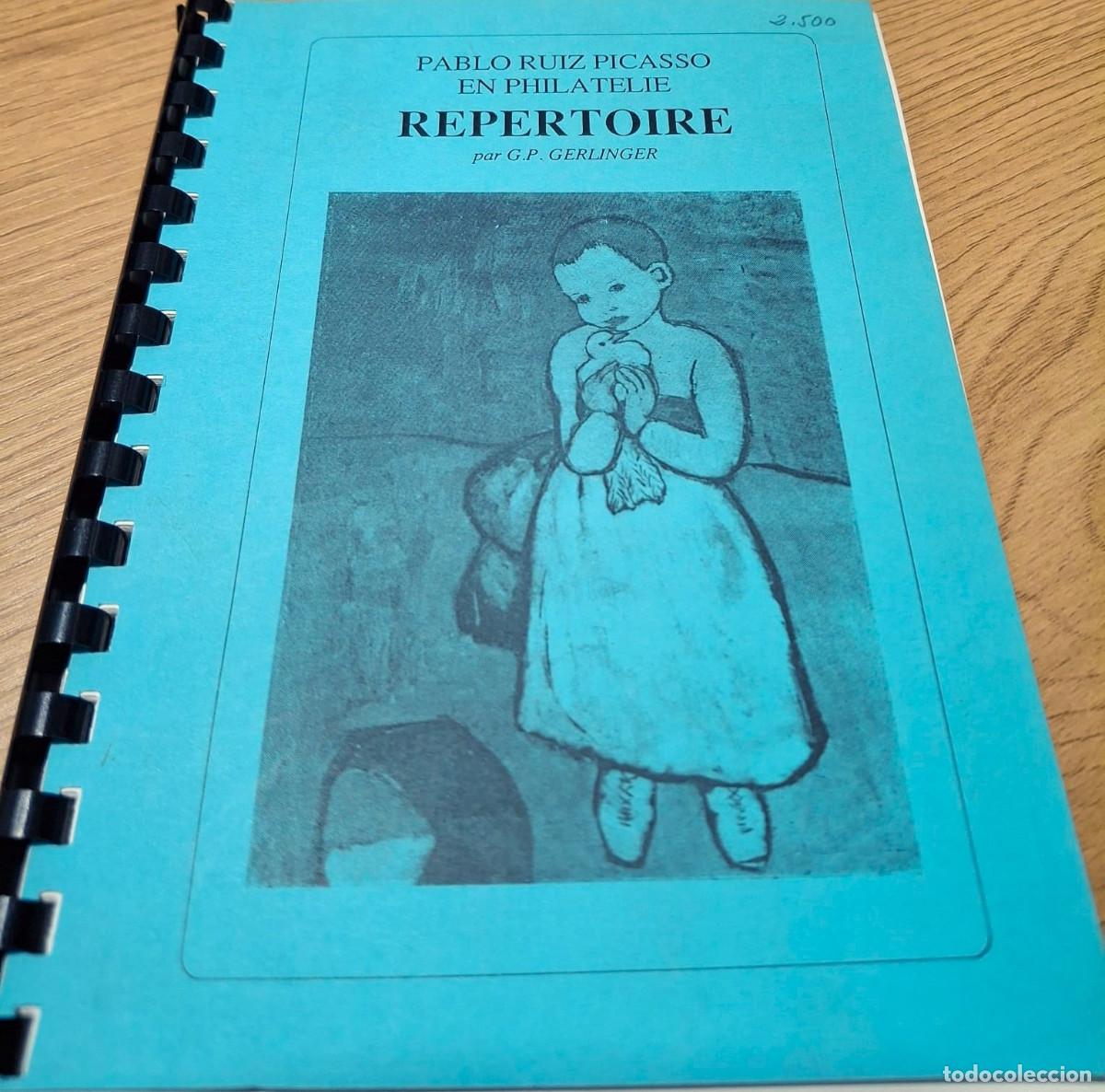 Sellos: Cat&aacute;logo: &rdquo;Repertoire Pablo Ruiz Picasso en Philatelie (Filatelia)&rdquo;. G.P. Gerlinger./ Nuevo (foto).