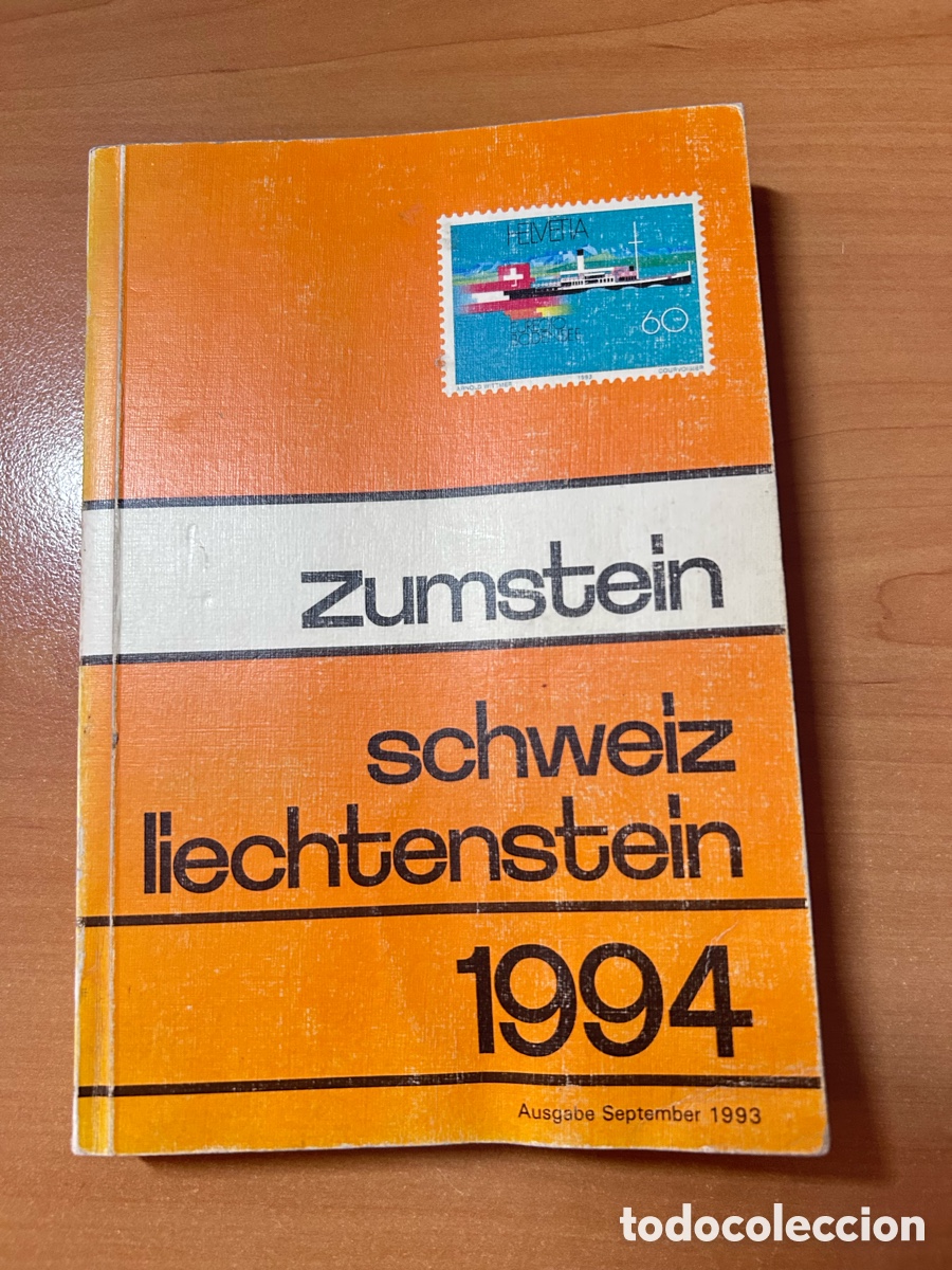 Sellos: Cat&aacute;logo Filatelia Zumstein Schweiz Liechtenstein 1994 (Sellos / Filatelia)