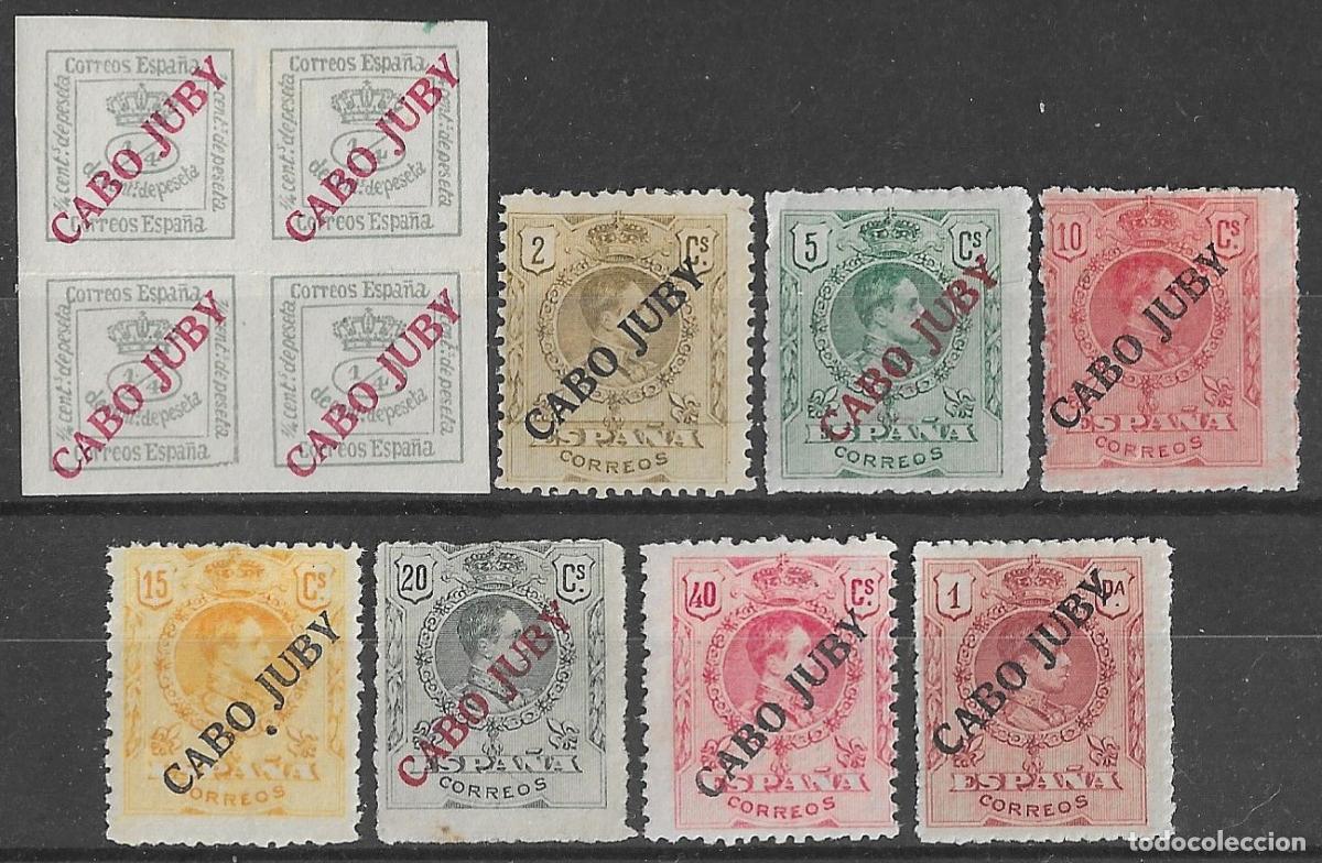 Sellos: 1919. Cabo Juby. Sellos de Espa&ntilde;a Sobrecargados -CABO JUBY-