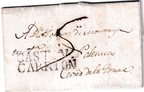 Sellos: SF-(1804-1822). Carta de Carri&oacute;n de los Condes a Cevico de la Torre