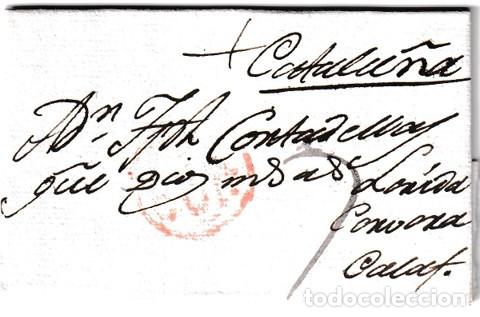 Sellos: 1793. Carta de Calatayud a Calaf