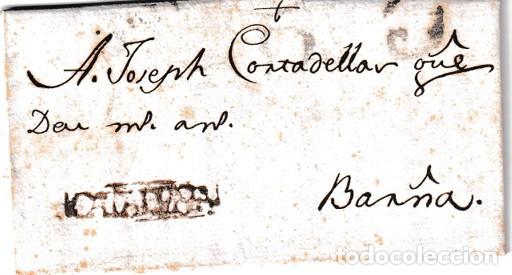 Sellos: 1796. Carta de Cambrils a Barcelona