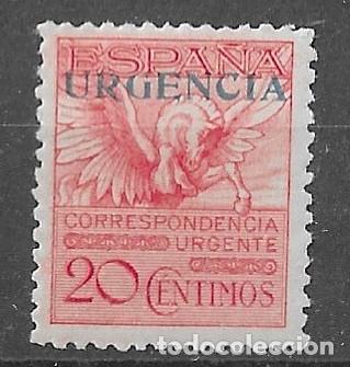Sellos: 1930. Alfonso XIII. Pegaso. Sobrecargado. N&ordm;489 Edifil