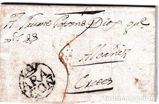 Sellos: 1788. Carta de Villafranca a Cretas