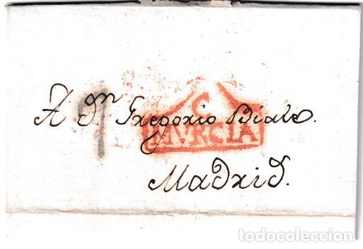 Sellos: 1819. Carta de Cartagena a Madrid