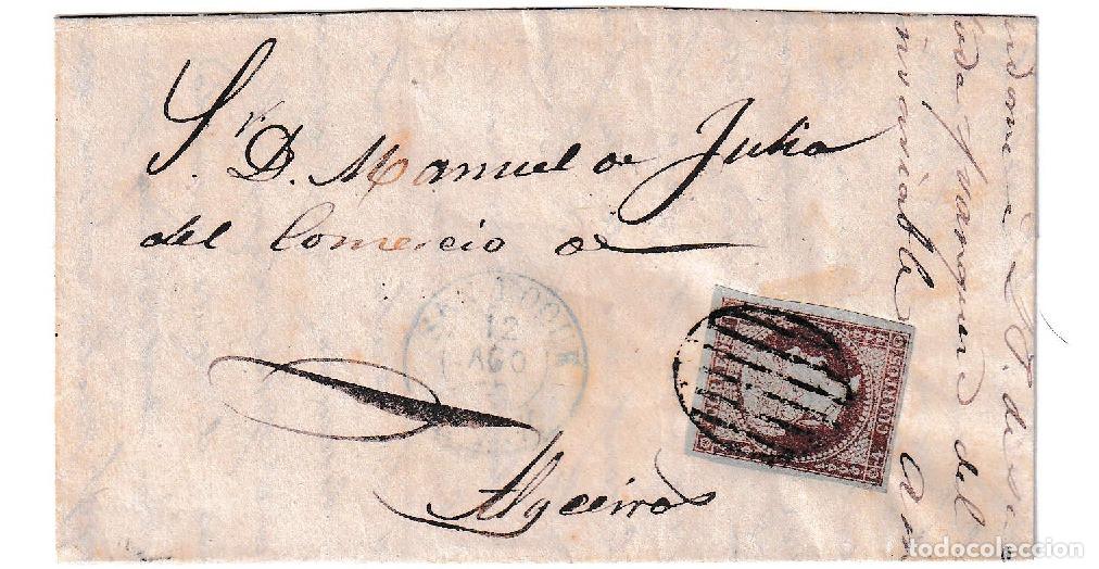 Sellos: 1855. Envuelta de San Roque a Algeciras