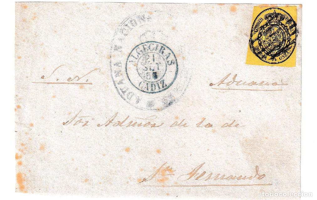 Sellos: 1856. Frontal de Algeciras a San Fernando