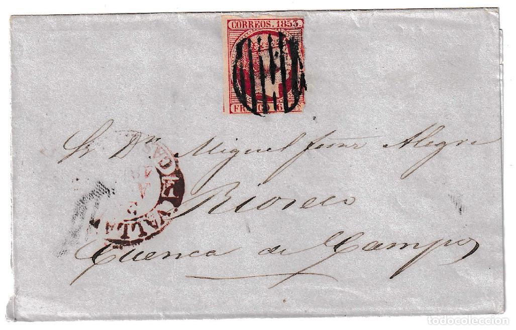 Sellos: 1853. Envuelta de Valladolid a Cuenca de Campos II