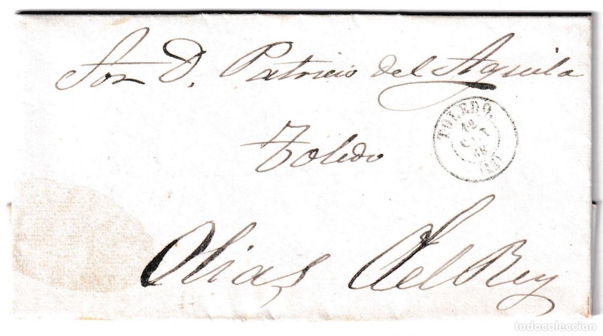 Sellos: 1865. Carta de Toledo a Olias del Rey