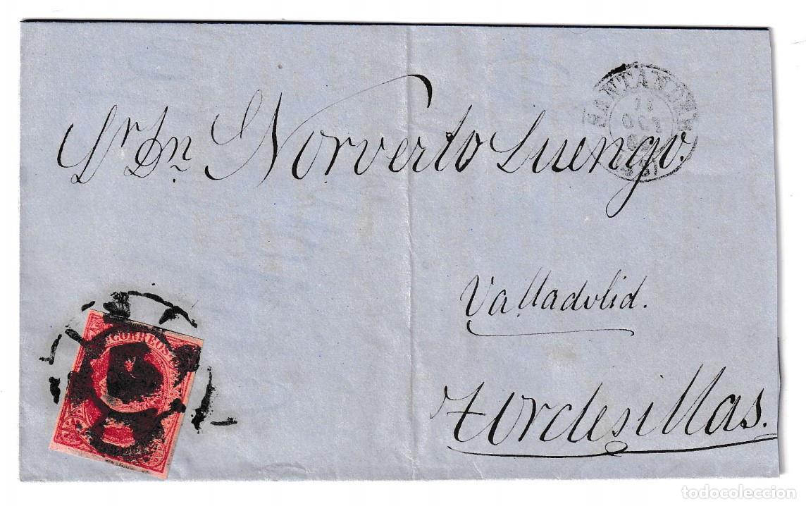 Sellos: 1864. Carta de Santander a Tordesillas II