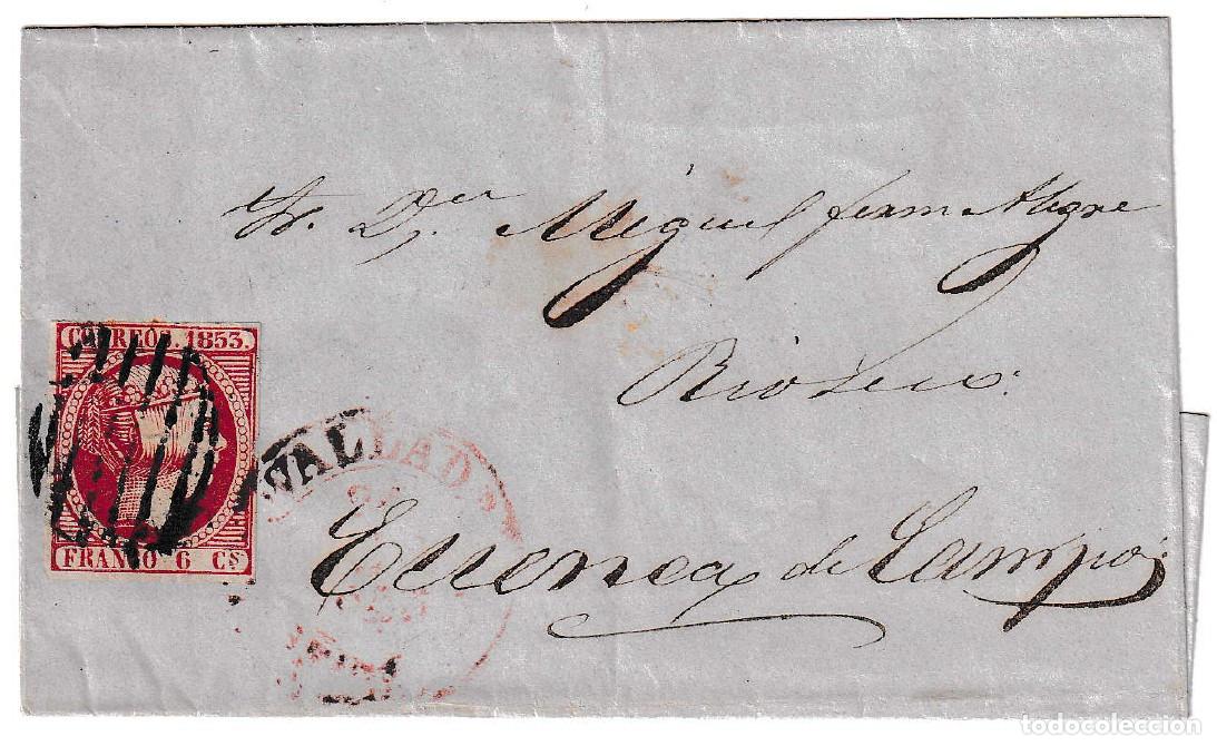 Sellos: 1853. Envuelta de Valladolid a Cuenca de Campos III