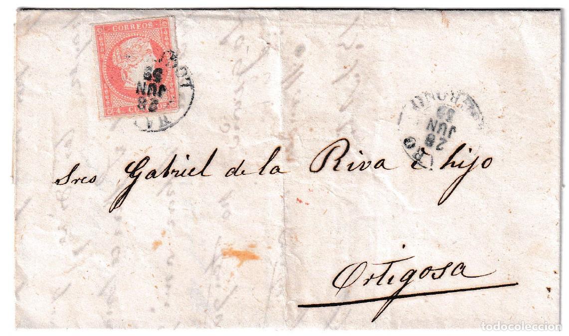 Sellos: 1858. Carta de Haro a Ortigosa