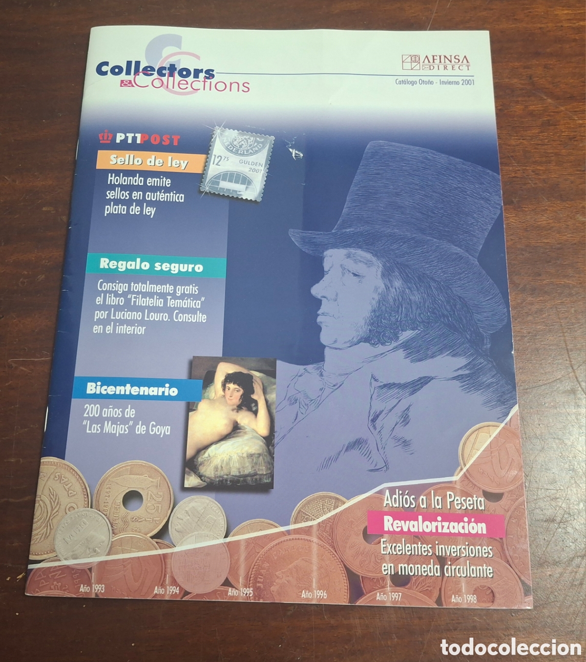 Sellos: CAT&Aacute;LOGO AFINSA DIRECT OTO&Ntilde;O-INVIERNO 2001