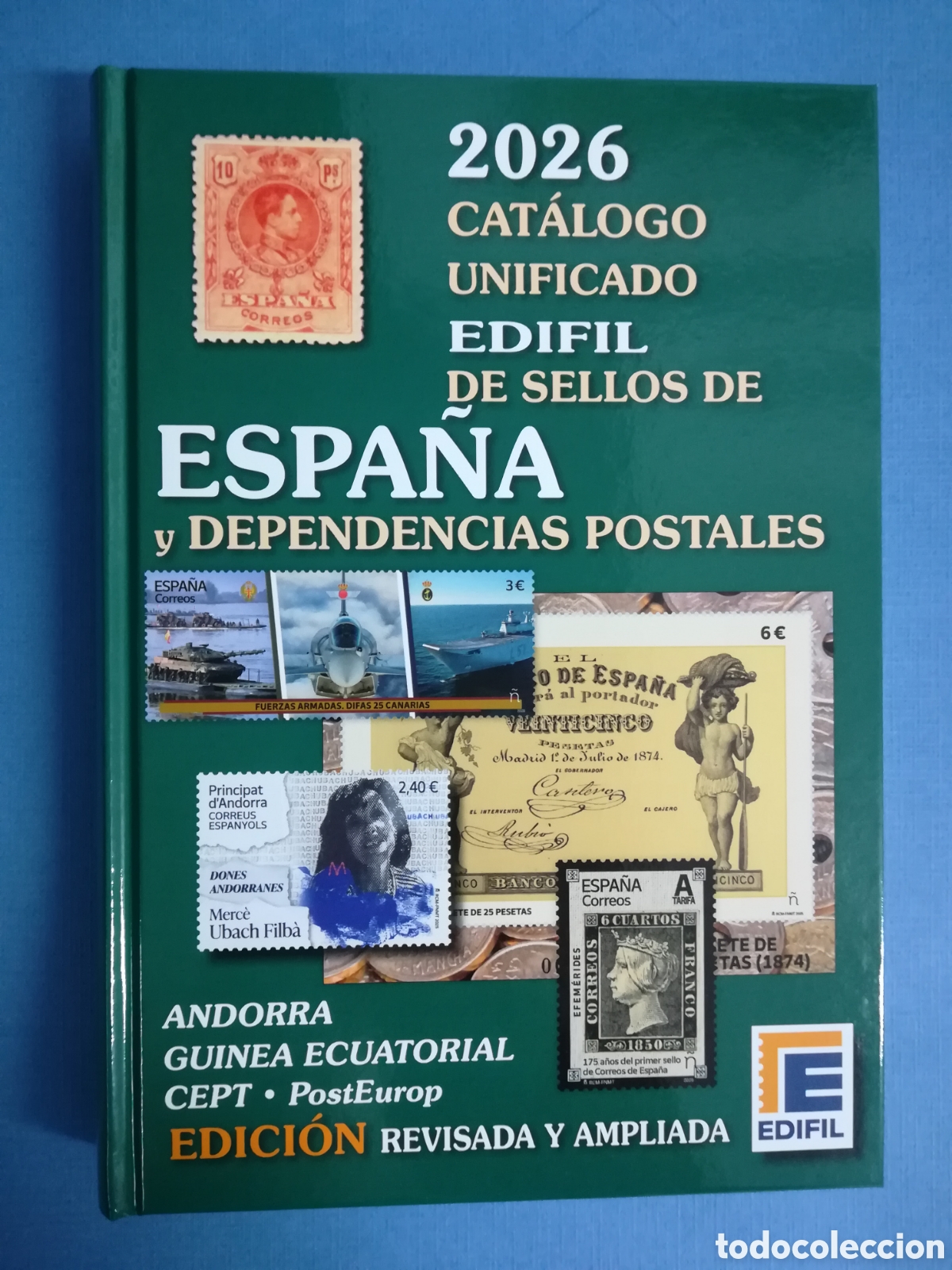 Sellos: Cat&aacute;logo de sellos de Espa&ntilde;a y Dependencias Postales 2026