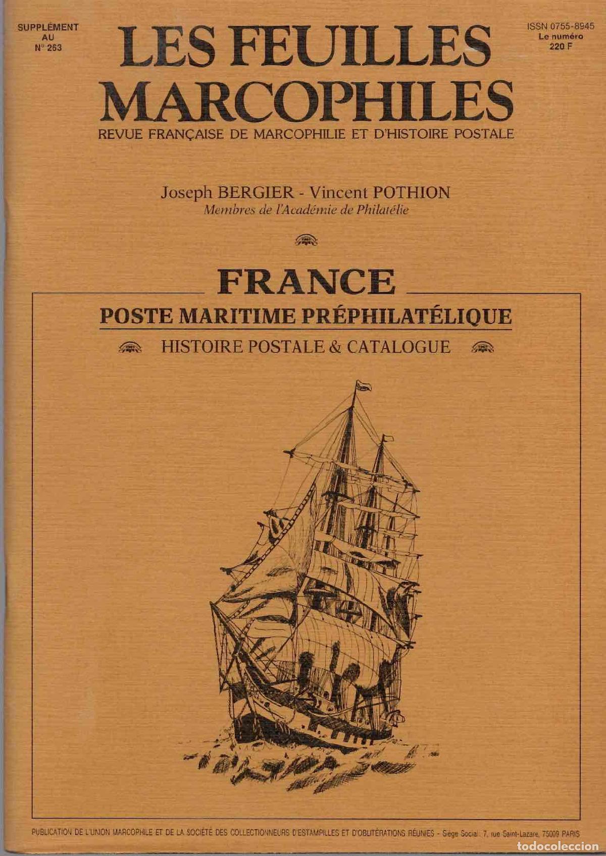 Sellos: LES FEUILLES MARCOPHILES REVUE FRAN&Ccedil;AISE DE MARCOPHILIE ET D'HISTOIRE POSTALE N&ordm; 263, 1990
