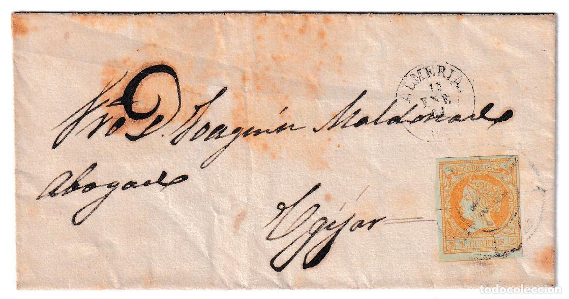 Sellos: 1861. Envuelta de Almer&iacute;a a Ug&iacute;jar