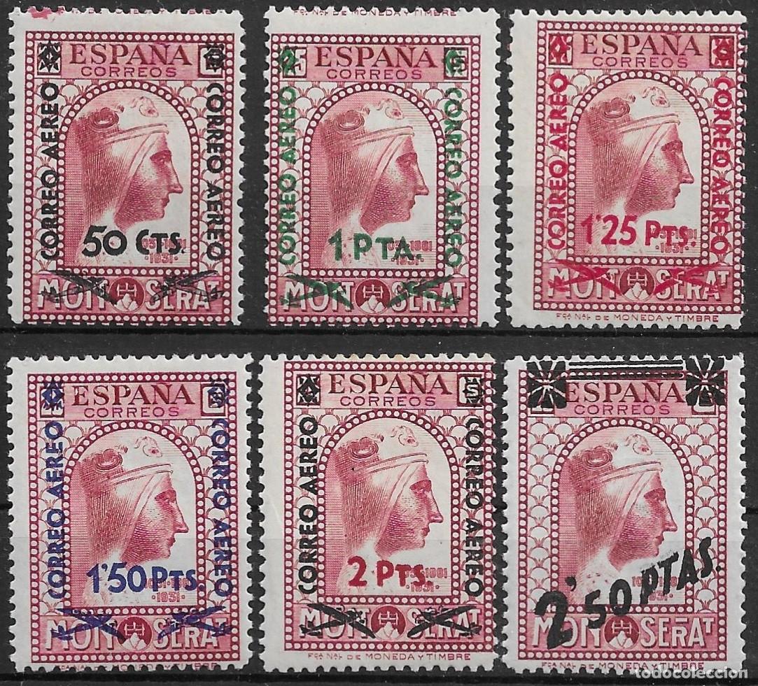 Sellos: 1938. II Rep&uacute;blica. N&ordm; 782/86 a&eacute;rea + N&ordm;791 Edifil. Tipos 1931 Habilitados nuevos valores.
