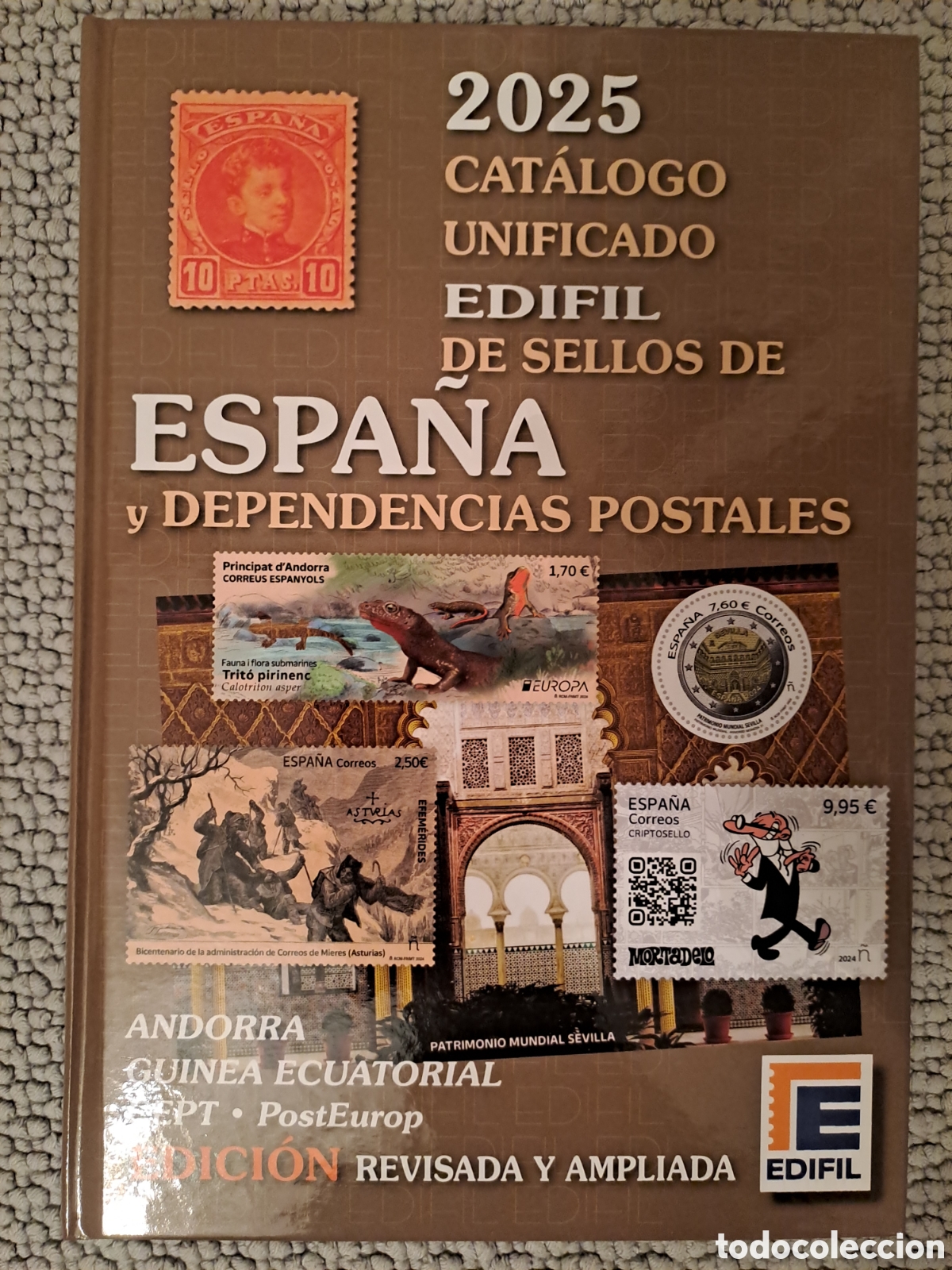 Briefmarken: Catalogo de sellos de Espa&ntilde;a y Dependencias postales 2025