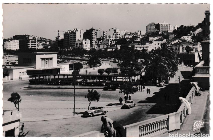 Sellos: Postal de Tanger a Barcelona